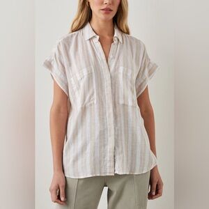 Rails Cito Shirt, Shore Stripe - M